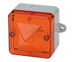 L101XDC024AG.2 E2S L101XDC024AG/A XenonStrobe L101X-A 24vDC [grey] 2:AMBER 5J 1Hz/1,5Hz/2Hz IP66 20-28vDC/AC w/Lugs